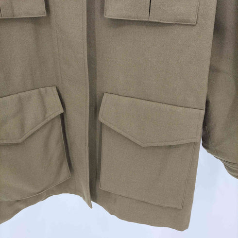 ブラームス BLURHMS Wool Surge Belted Bush Jacket ウールサージ ベルテッド ブッシュジャケット レディース JPN:0